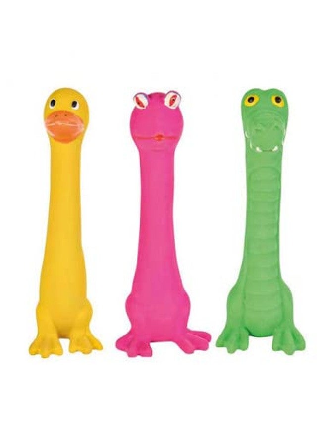 Trixie: - Longies Assorted Toy for Dogs | Made with Durable and Non-Toxic Latex Material, Encourages Positive Chew Behaviour and Maintains Dental Hygiene | Comes with a Squeaker for Added Fun - 18 cm - Image 1